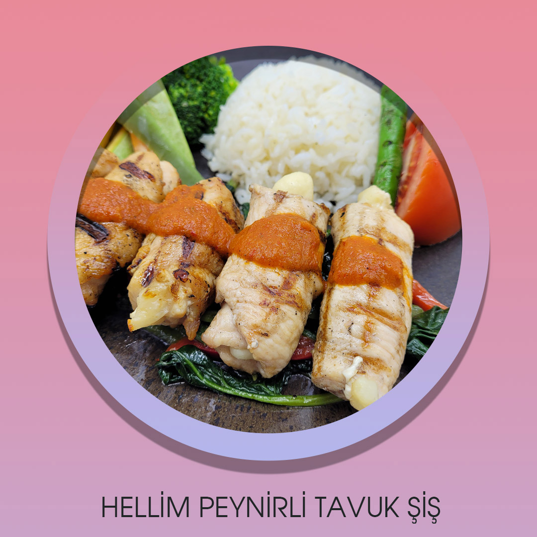 Hellim Peynirli Tavuk Şiş